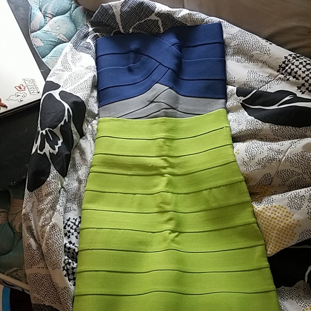 Pleasure doing business mini bandage dress M